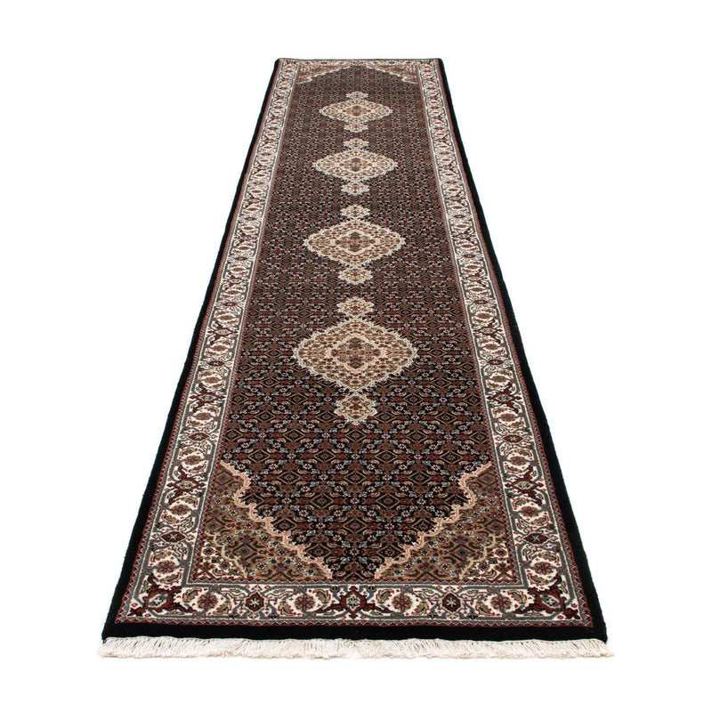 Täbriz Teppich 82x396cm - Orientteppich - dunkelblau