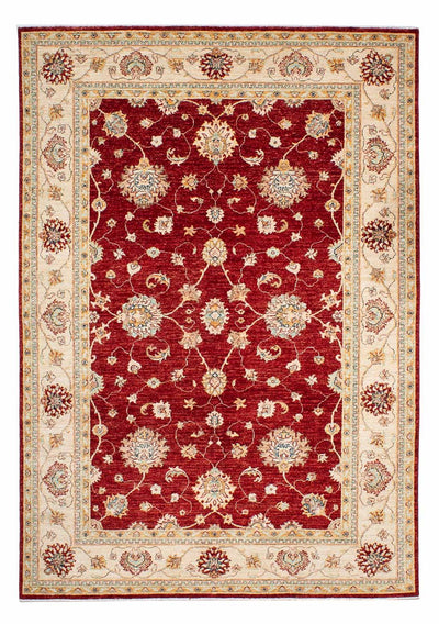Farahan Teppich 168x233cm - Perserteppich - dunkelrot