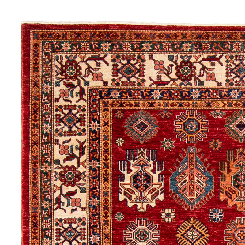 Kazak Teppich 211x289cm - Orientteppich - dunkelrot
