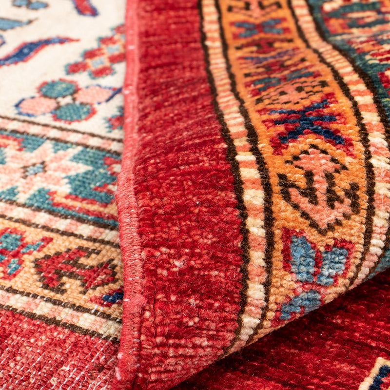 Kazak Teppich 211x289cm - Orientteppich - dunkelrot