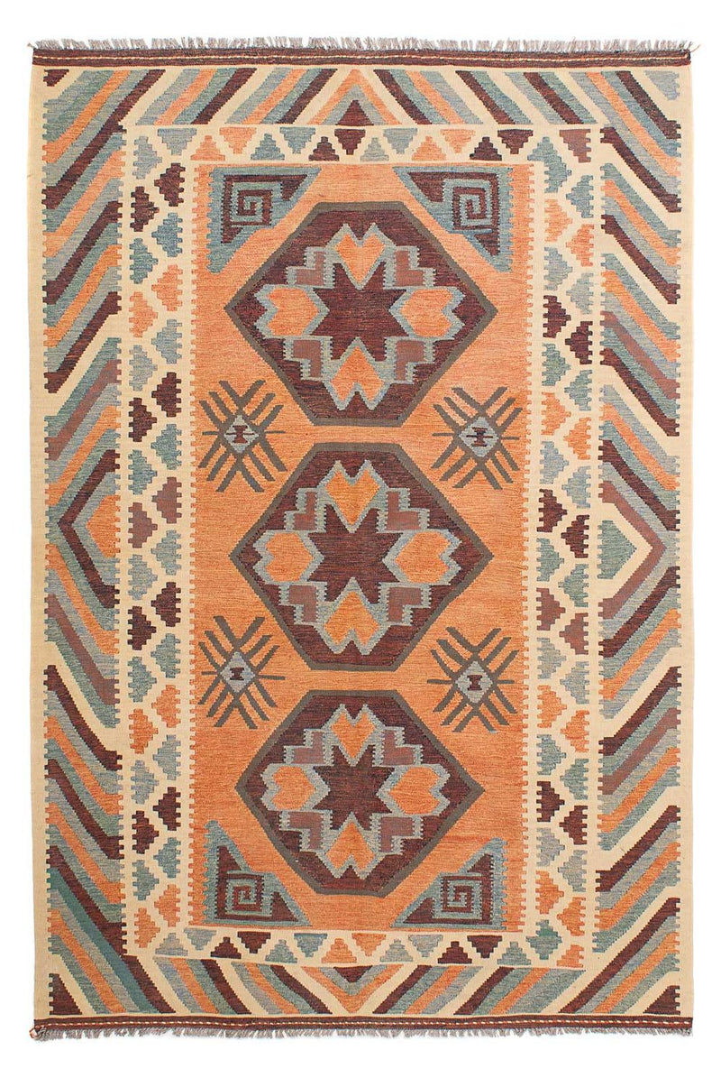 Kelim Fars Teppich 163x243cm - mehrfarbig