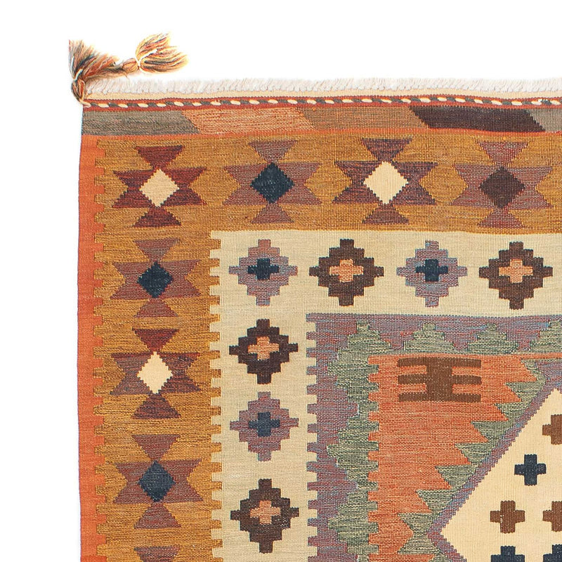 Kelim Fars Teppich 144x205cm - mehrfarbig