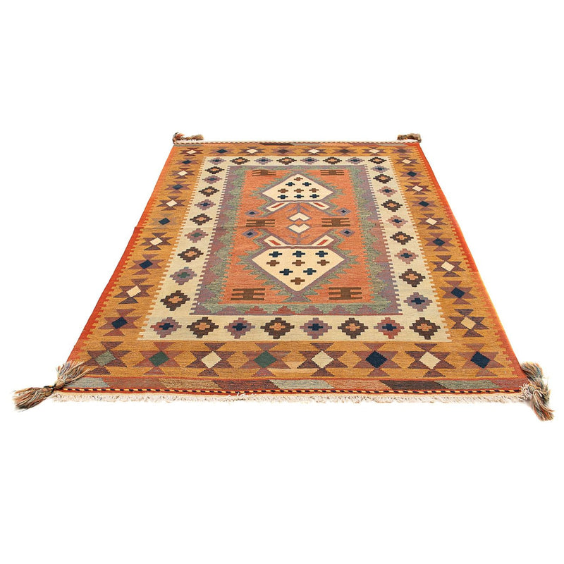Kelim Fars Teppich 144x205cm - mehrfarbig