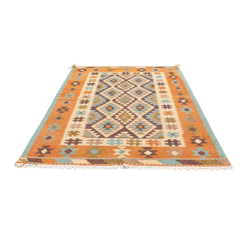 Kelim Modern Teppich 155x205cm - mehrfarbig