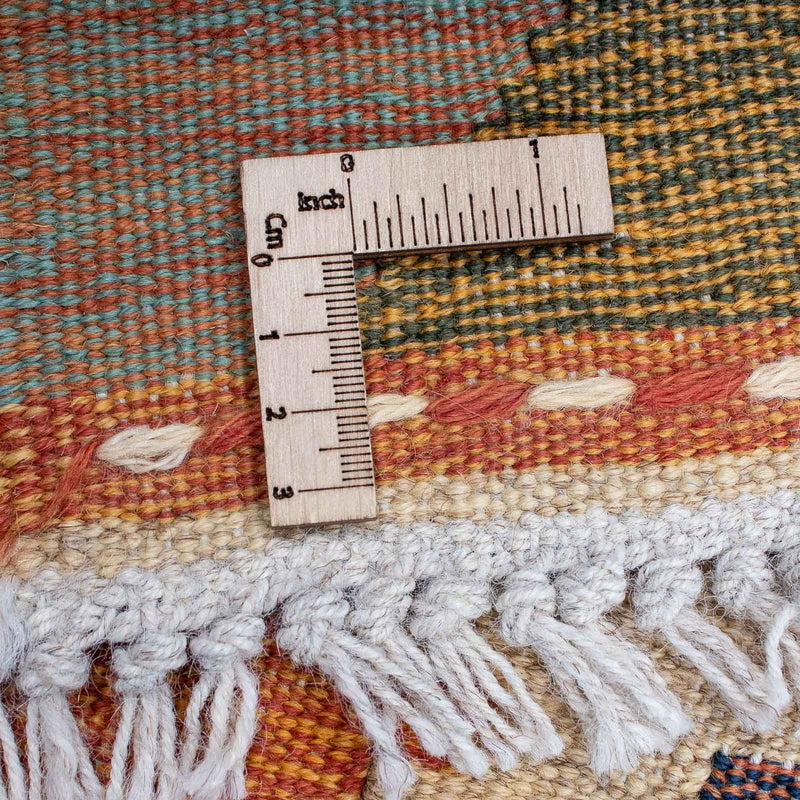 Kelim Modern Teppich 155x205cm - mehrfarbig