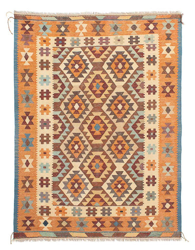 Kelim Fars Teppich 154x208cm - mehrfarbig