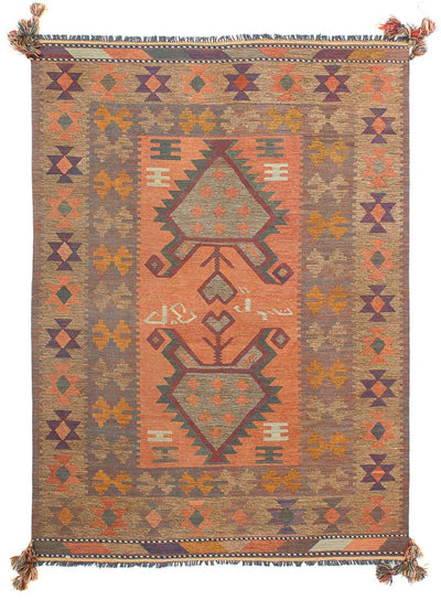 Kelim Fars Teppich 148x211cm - mehrfarbig