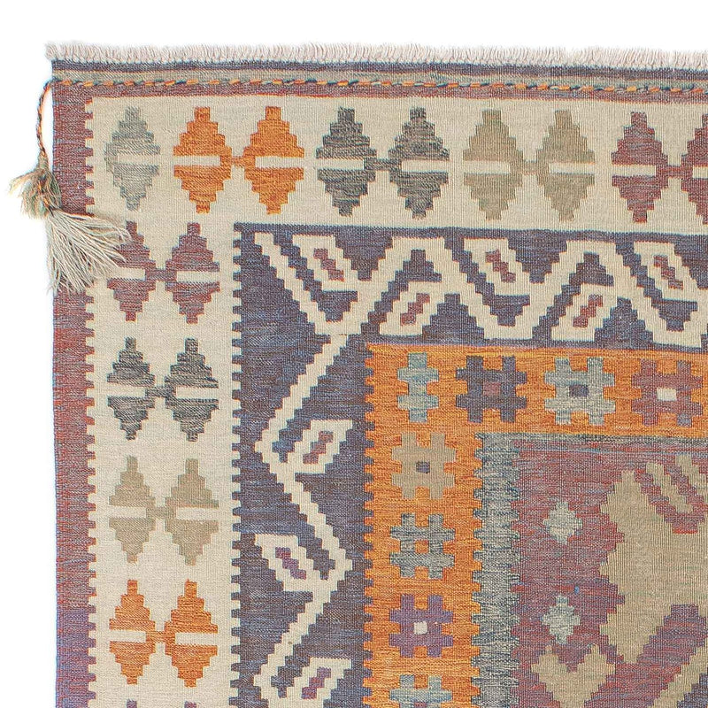 Kelim Modern Teppich 161x211cm - mehrfarbig