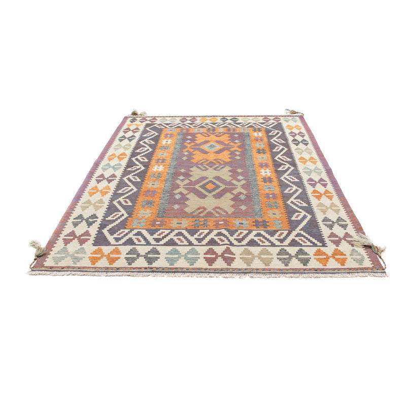 Kelim Modern Teppich 161x211cm - mehrfarbig
