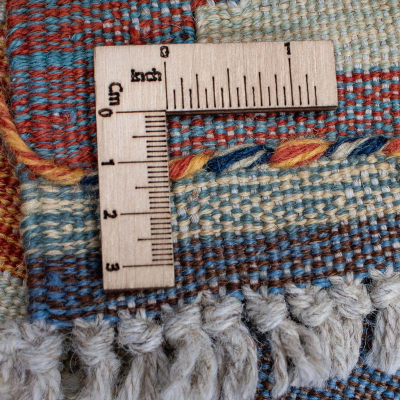 Kelim Modern Teppich 161x211cm - mehrfarbig