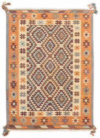 Kelim Fars Teppich 147x205cm - mehrfarbig – product image
