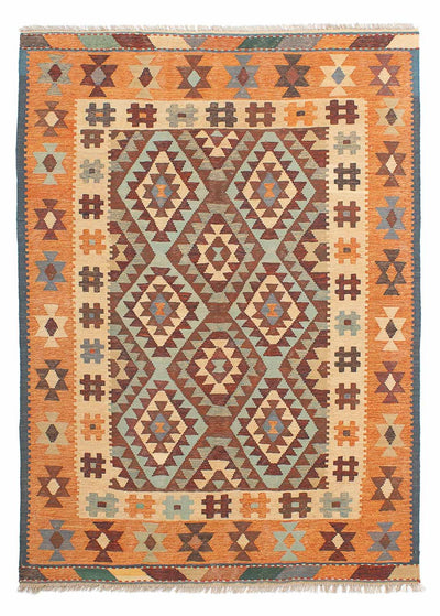 Kelim Fars Teppich 150x208cm - mehrfarbig