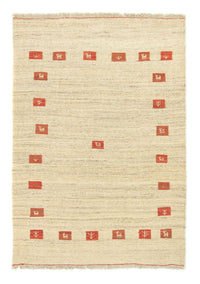 Gabbeh Teppich Indus 120x180cm - Wollteppich - beige – product image
