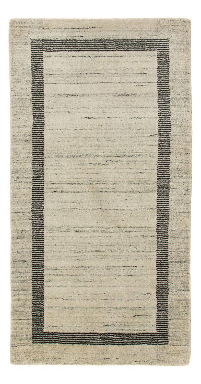 Gabbeh Teppich - Loribaft Perser 70 x 140 cm - grau