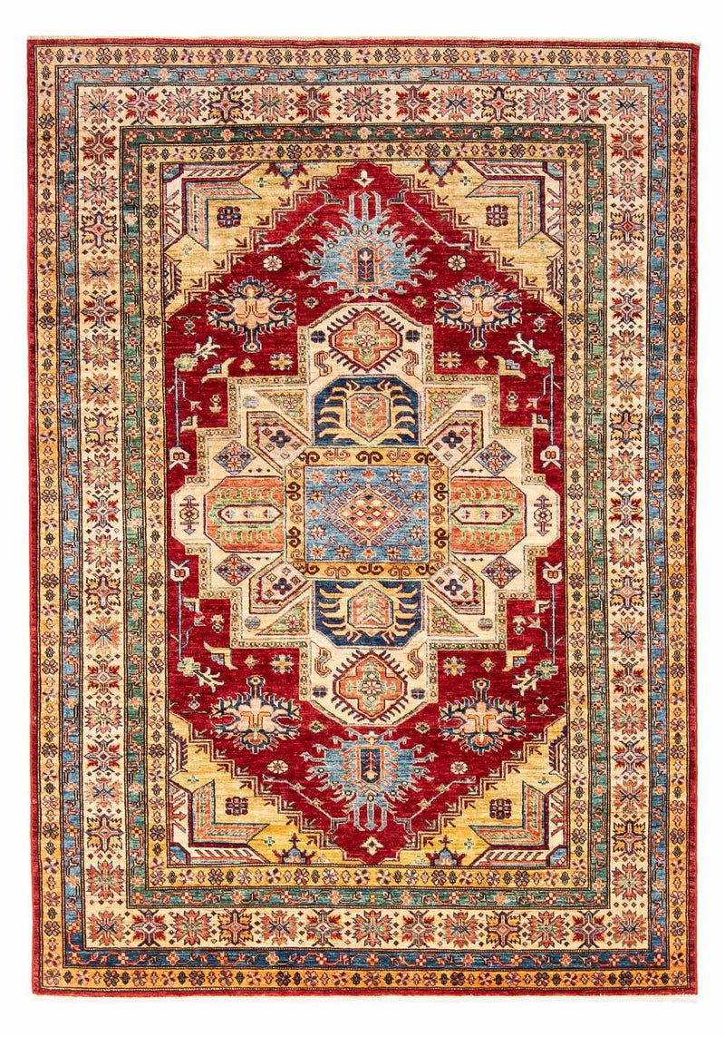 Kazak Teppich 179x246cm - Orientteppich - dunkelrot