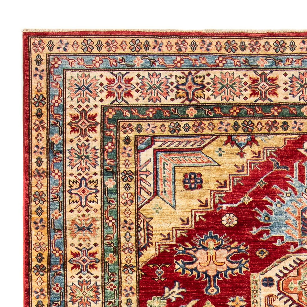 Kazak Teppich 179x246cm - Orientteppich - dunkelrot