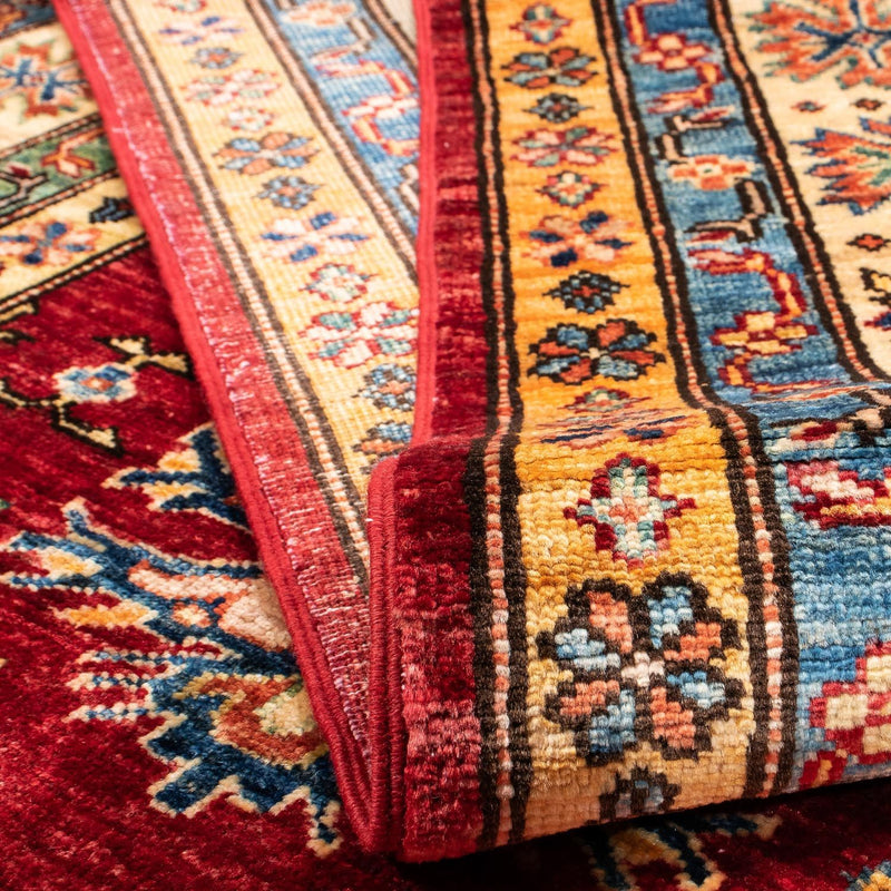 Kazak Teppich 179x246cm - Orientteppich - dunkelrot