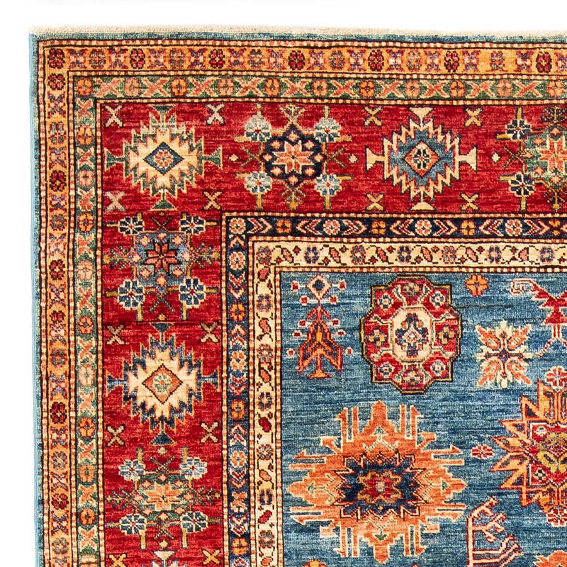 Kazak Teppich 182x286cm - Orientteppich - blau