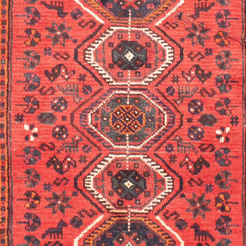 Shiraz Teppich 116x155cm - Perserteppich - dunkelrot