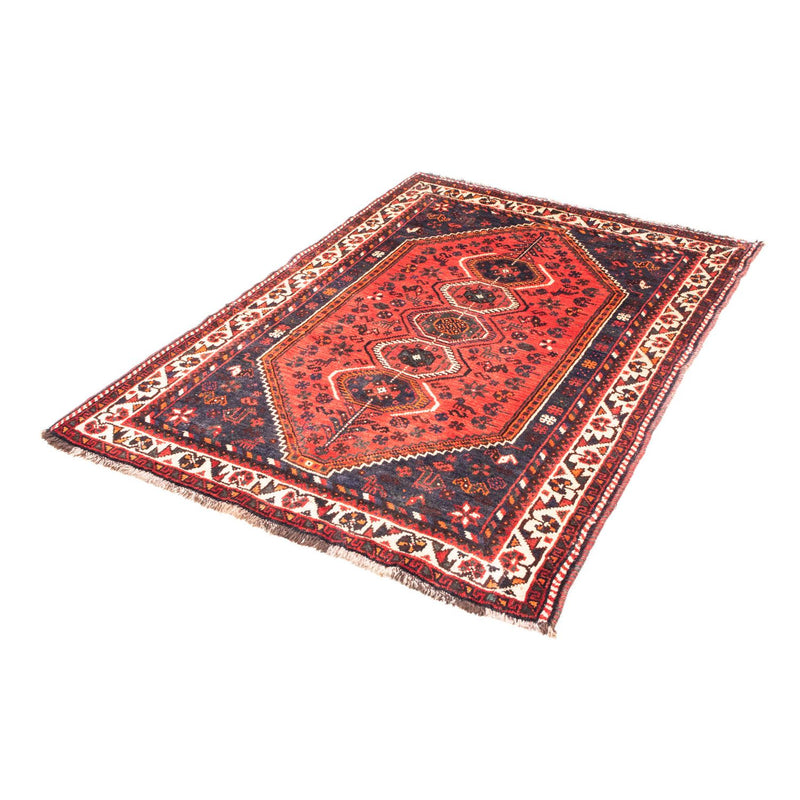 Shiraz Teppich 116x155cm - Perserteppich - dunkelrot