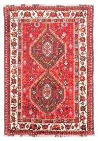 Shiraz Teppich 112x160cm - Perserteppich - dunkelrot – product image