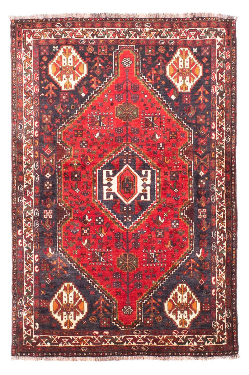 Shiraz Teppich 116x170cm - Perserteppich - dunkelrot