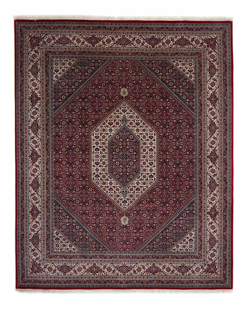 Bidjar - Takab Teppich 249x303cm - Perserteppich - dunkelrot