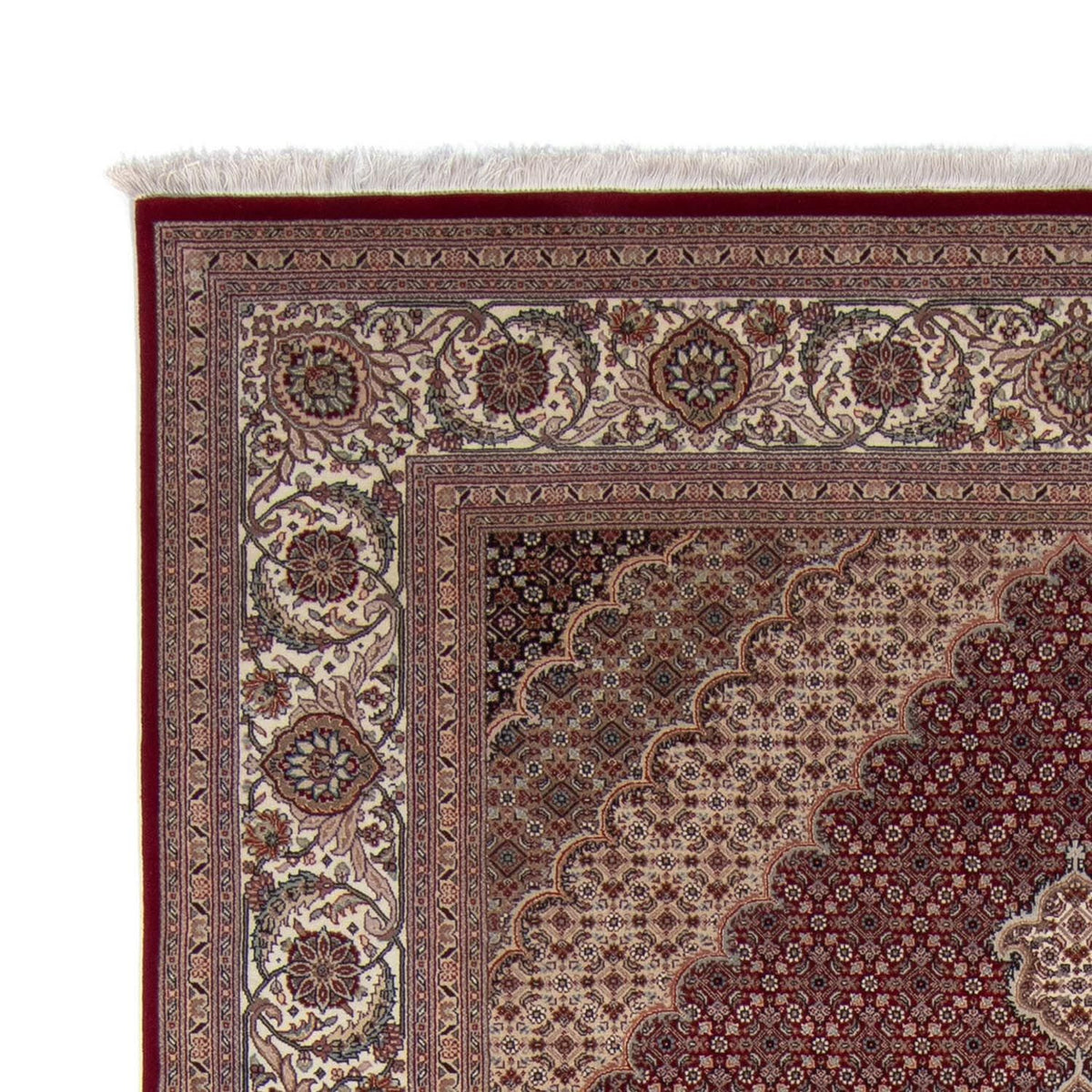 Perserteppich - Täbriz 204 x 302 cm Teppich Wohnzimmer - rot