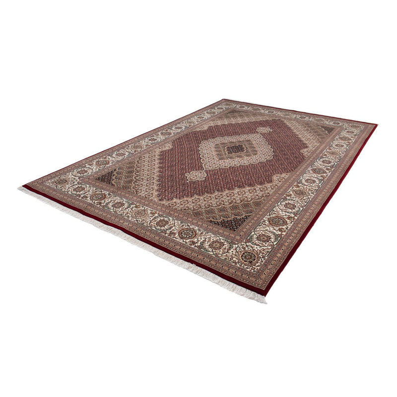 Perserteppich - Täbriz 204 x 302 cm Teppich Wohnzimmer - rot