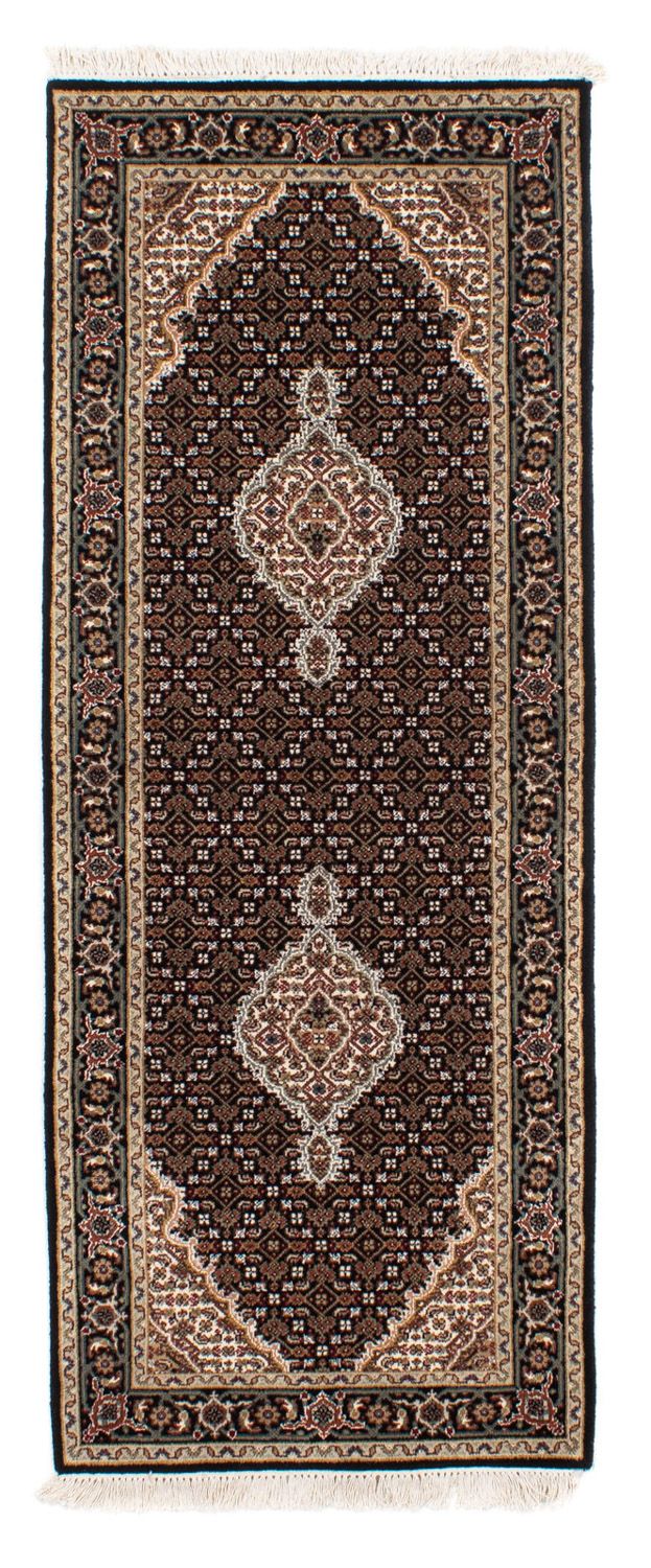 Täbriz Teppich 73x196cm - Orientteppich - dunkelblau