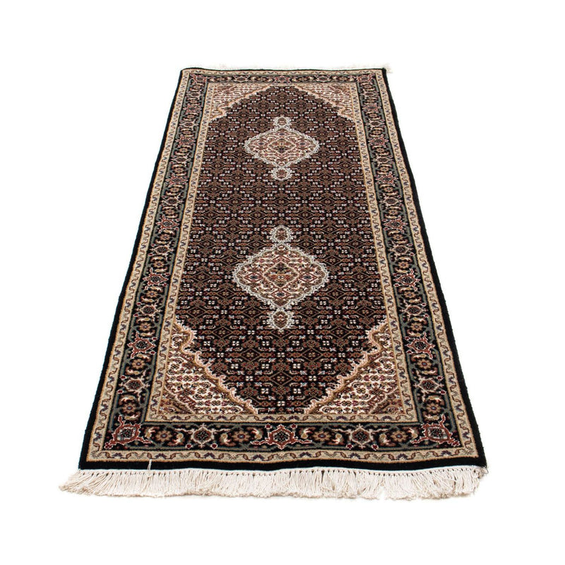Täbriz Teppich 73x196cm - Orientteppich - dunkelblau