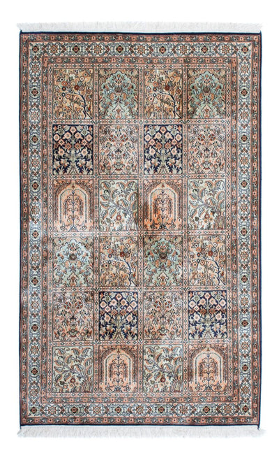 Kaschmir Seide Teppich 94x152cm - Orientteppich - mehrfarbig