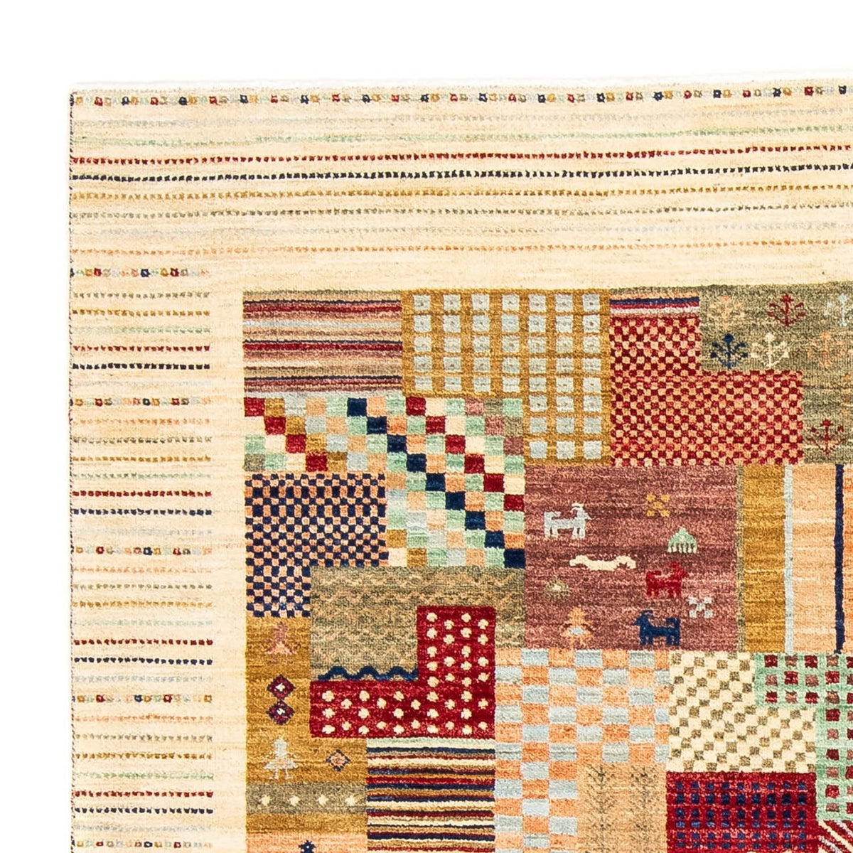 Loribaft Teppich Perser 173x235cm - Orientteppich - beige