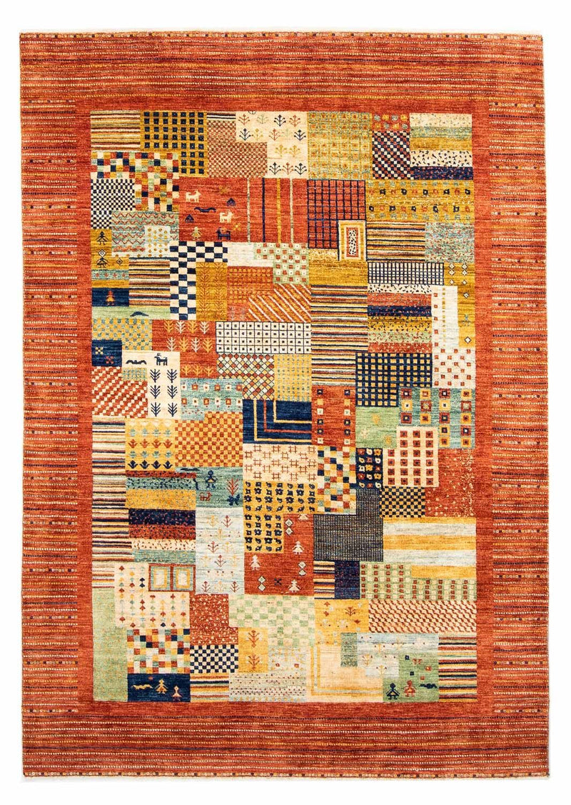 Loribaft Teppich Perser 170x228cm - Orientteppich - rost