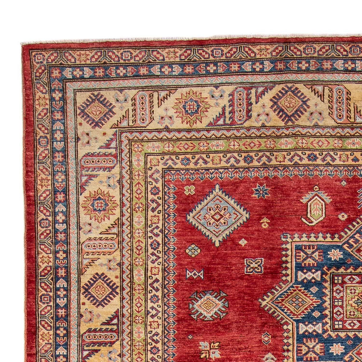 Kazak Teppich 212x295cm - Orientteppich - dunkelrot