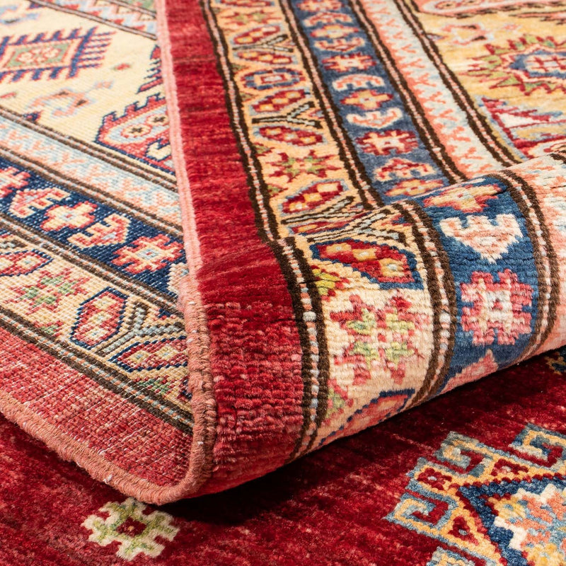 Kazak Teppich 212x295cm - Orientteppich - dunkelrot
