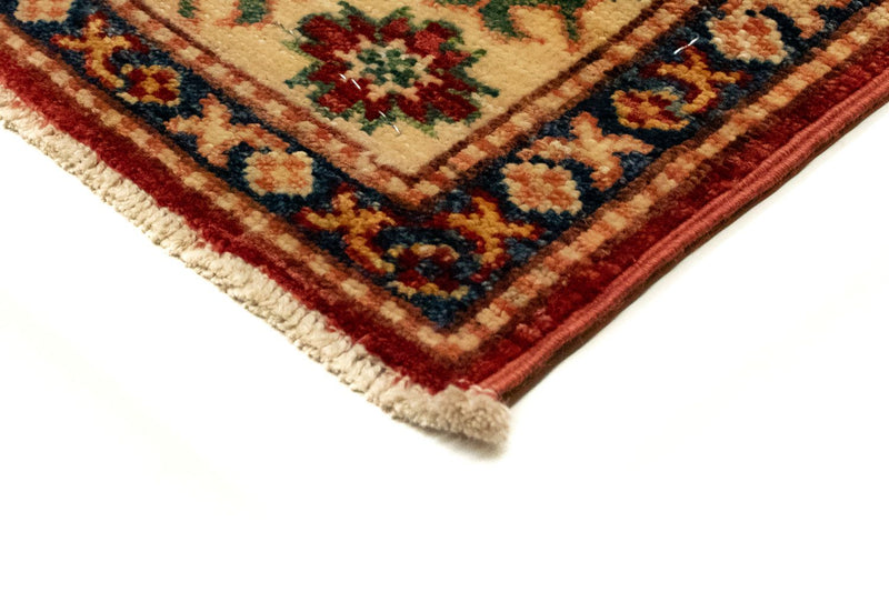 Kazak Teppich 84x124cm - Orientteppich - dunkelrot