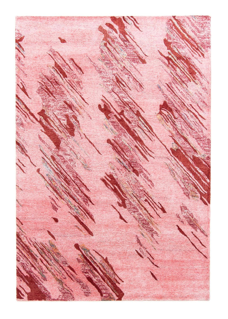 Designer Teppich 140x200cm - rosa