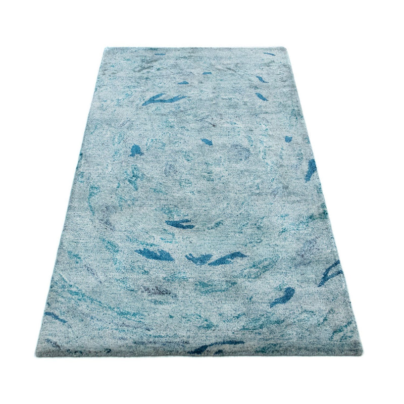 Designer Teppich 70 x 140 cm - türkis