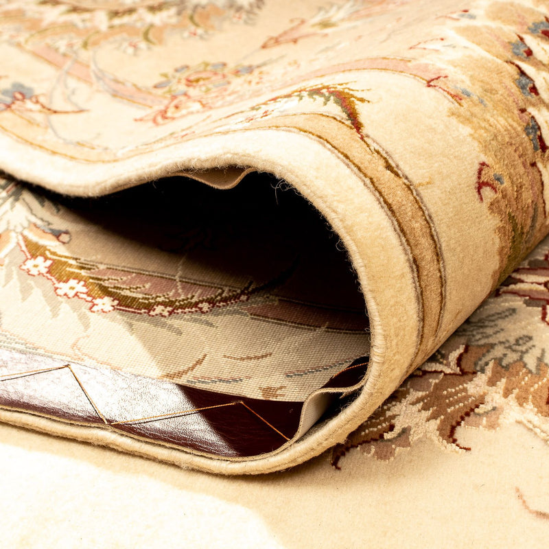 Täbriz - 50 Raj Teppich 256x352cm - Perserteppich - beige