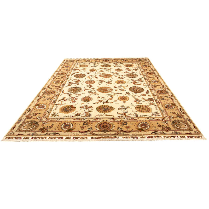 Täbriz - 50 Raj Teppich 256x352cm - Perserteppich - beige