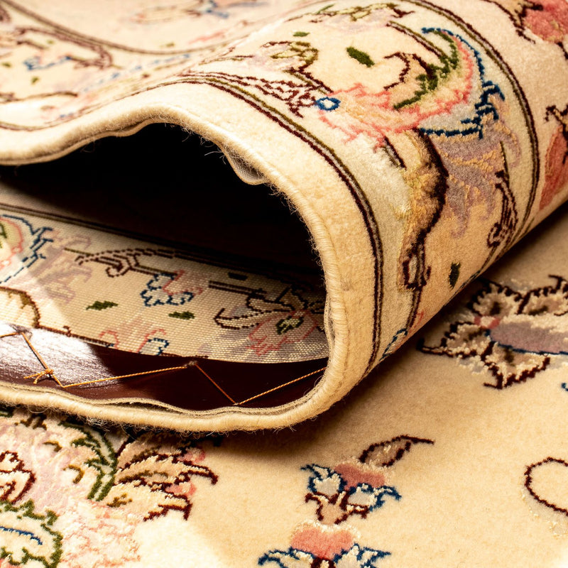 Täbriz - 50 Raj Teppich 257x360cm - Perserteppich - beige