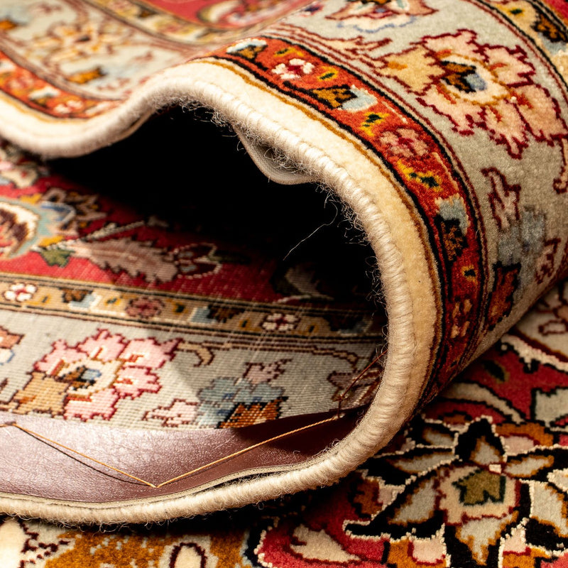 Täbriz - 50 Raj Teppich 255x354cm - Perserteppich - beige