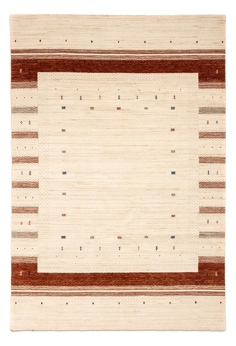 Gabbeh Teppich - Loribaft Indus 206 x 304 cm - beige