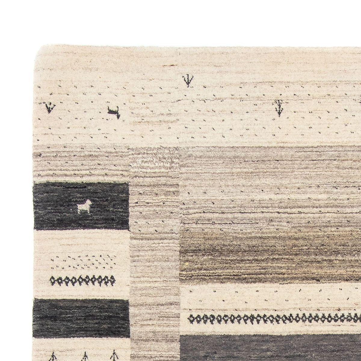 Designer Teppich 145x204cm - beige
