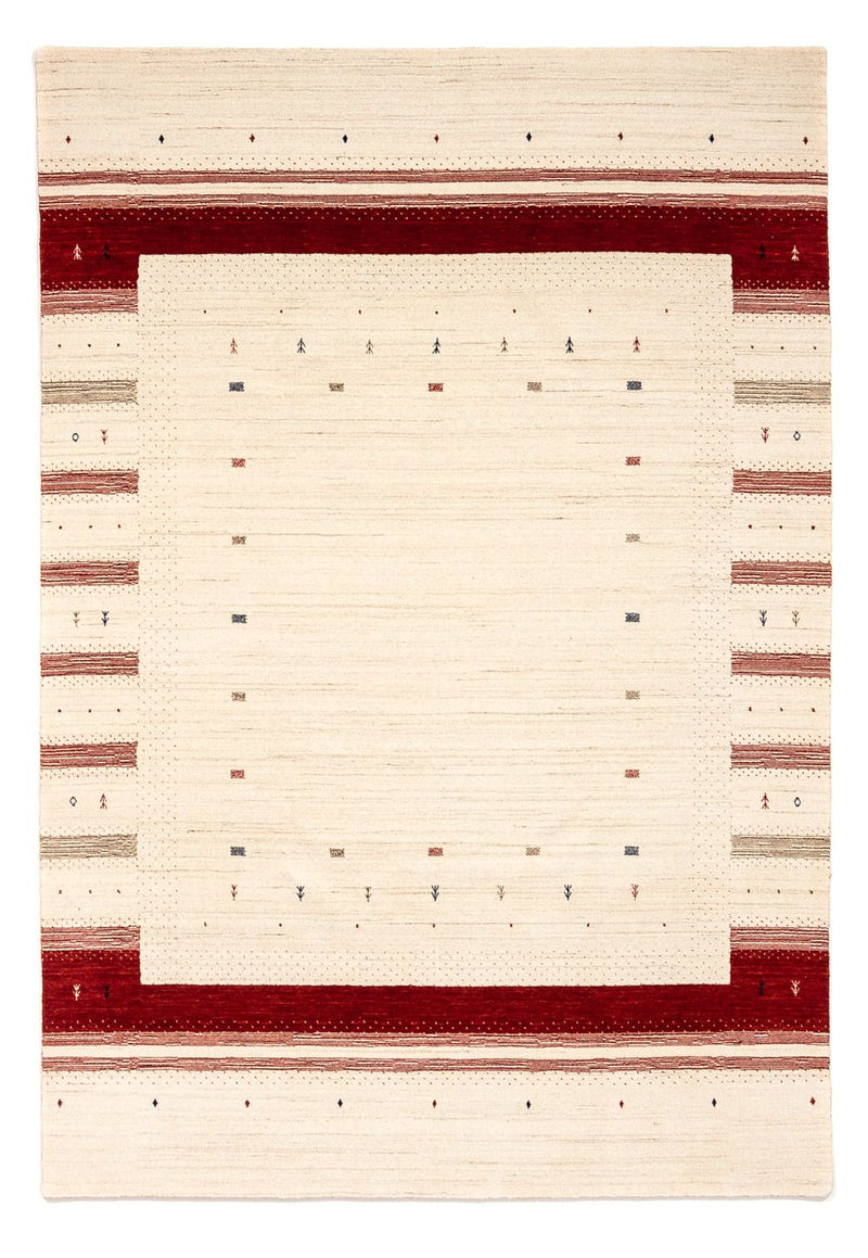 Gabbeh Teppich - Loribaft Indus 203 x 298 cm - beige