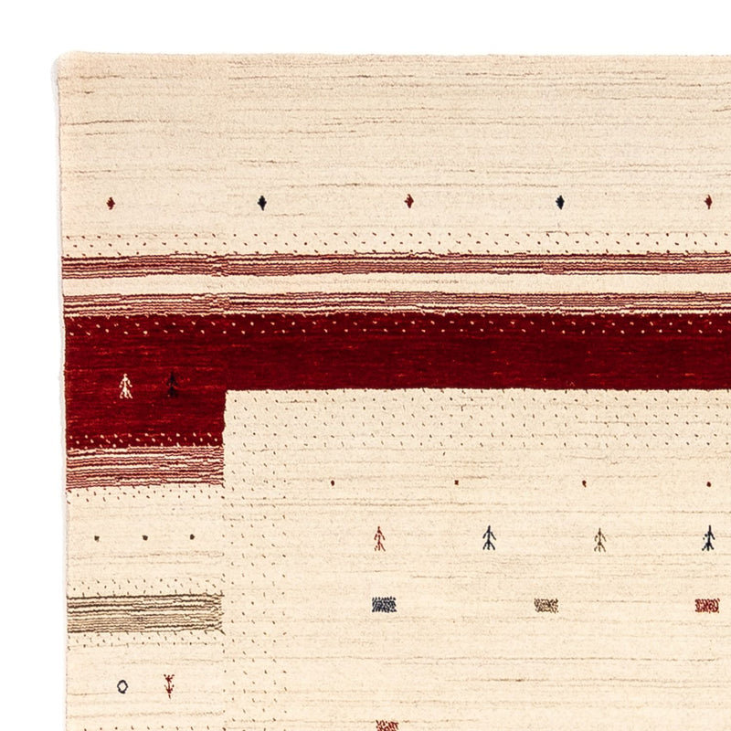Gabbeh Teppich - Loribaft Indus 203 x 298 cm - beige