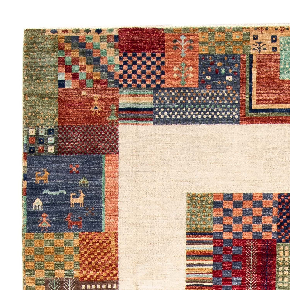 Loribaft Teppich Perser 198x299cm - Orientteppich - mehrfarbig