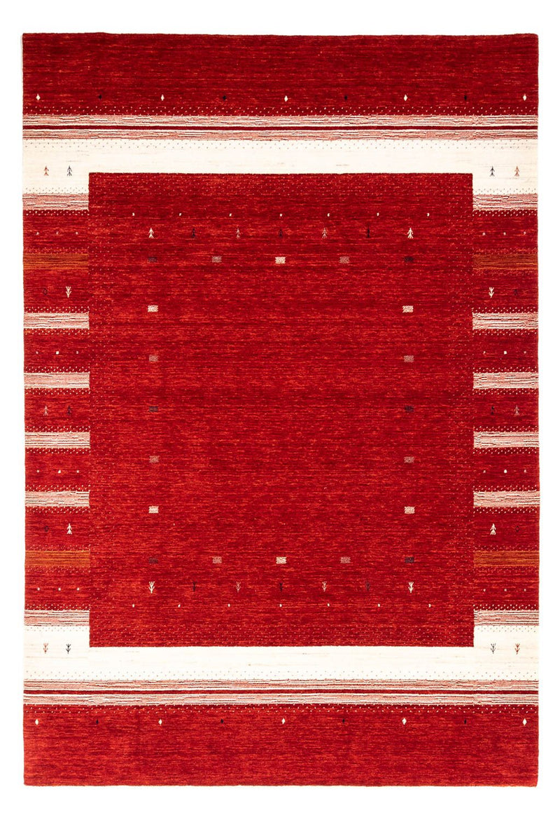 Gabbeh Teppich - Loribaft Indus 207 x 303 cm - rot