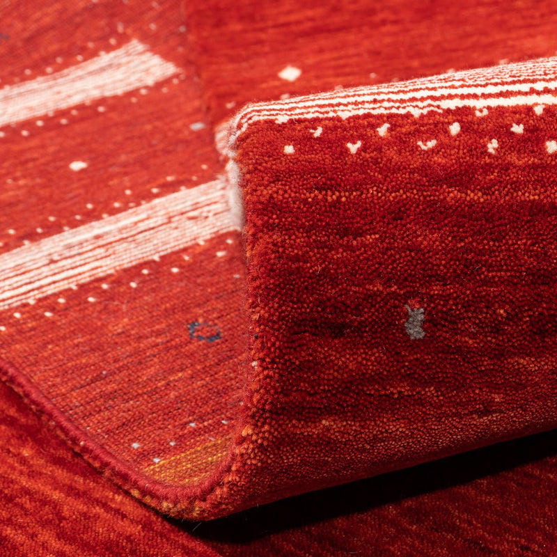 Gabbeh Teppich - Loribaft Indus 207 x 303 cm - rot